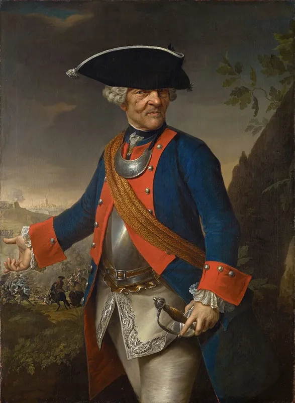 Portrait Of Hieronymus Linder Of Basel Wall Art by Johann Nikolaus Grooth - High-Resolution Digital Print