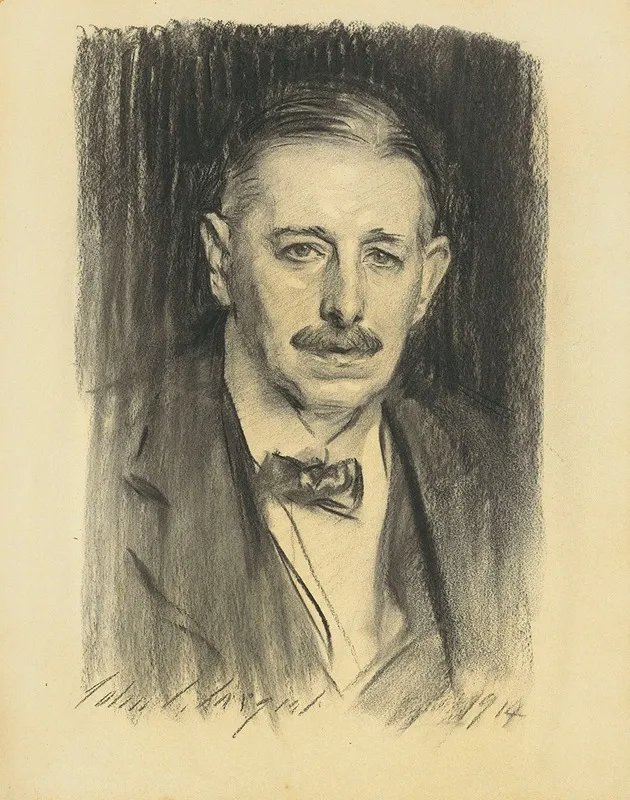Portrait Of Horatio P Symonds Wall Art by John Singer Sargent - High-Resolution Digital Print