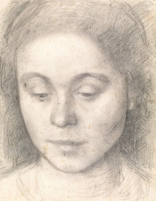 Portrait Of Ida The Artists Wife