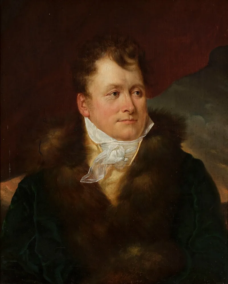 Portrait Of Ignacy Nosarzewski Wall Art by Antoni Brodowski - High-Resolution Digital Print