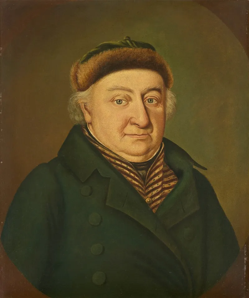 Portrait Of Ignaz Duffner 1765 1840 Wall Art by Adolf Duffner - High-Resolution Digital Print