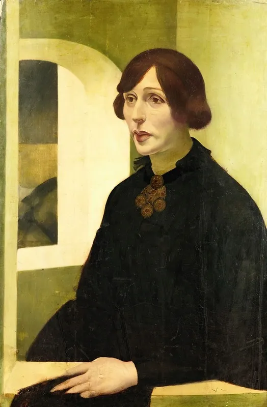 Portrait Of Irene Von Radlov Wall Art by Alexandre Jacovleff - High-Resolution Digital Print