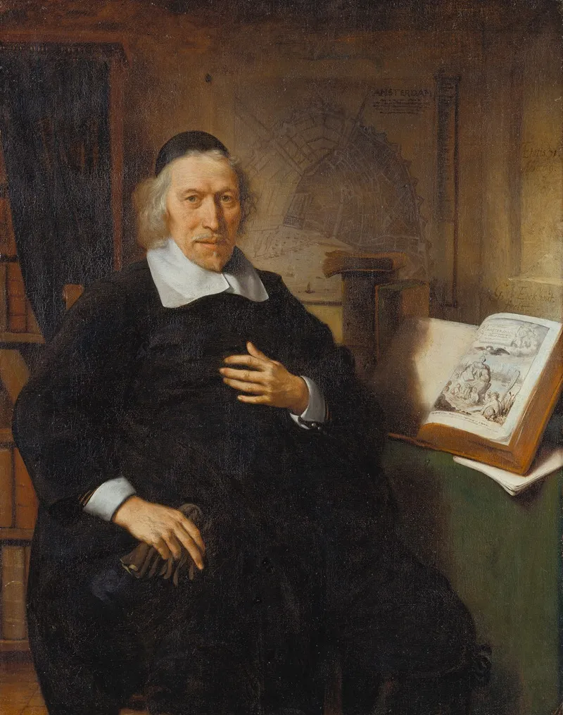 Portrait Of Isaac Commelin Wall Art by Gerbrand van den Eeckhout - High-Resolution Digital Print