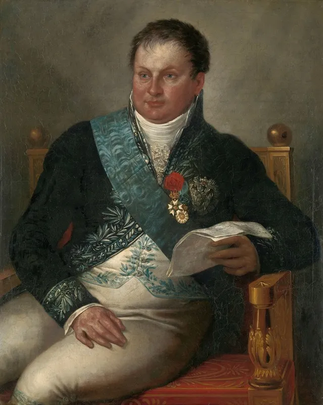 Portrait Of Isaac Jan Alexander Gogel Wall Art by Mattheus Ignatius van Bree - High-Resolution Digital Print