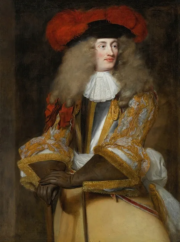 Portrait Of Jacques De Goyon Iii 1644 1725 Sire De Matignon Comte De Thorigny Lieutenant General Des Armees Wall Art by Henri Gascar - High-Resolution Digital Print
