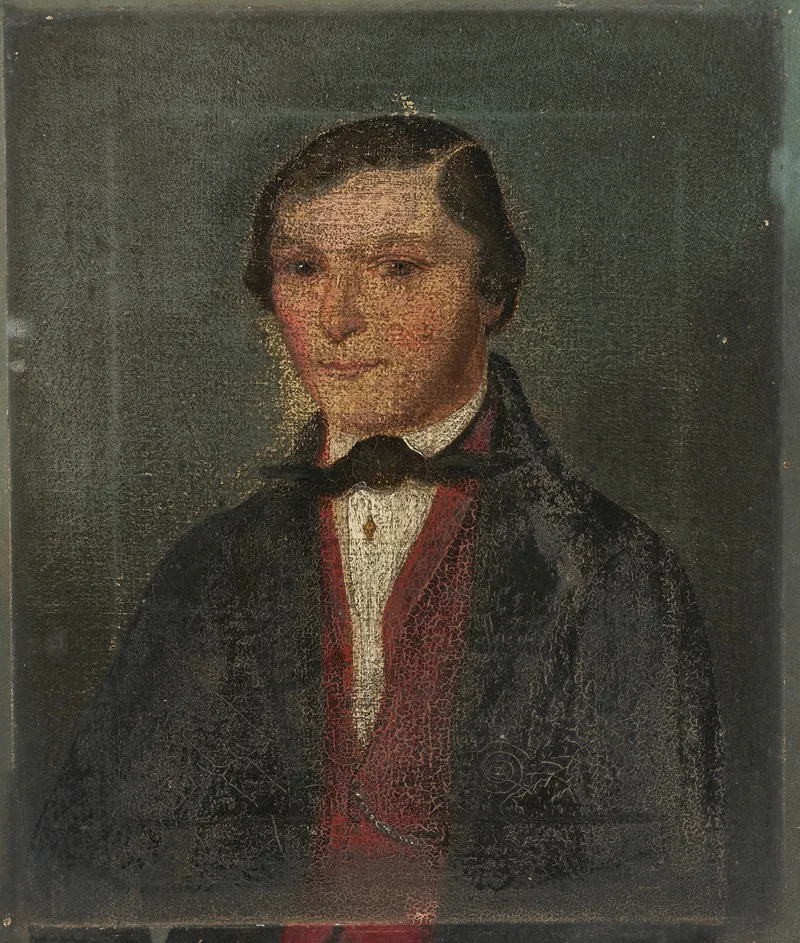 Portrait Of Jakob Wohrle Official Actuary Of Hornberg Wall Art by Johann Nepomuk Ummenhofer - High-Resolution Digital Print