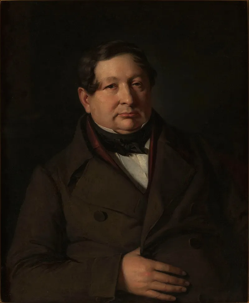 Portrait Of Jakub Simmler Artists Father