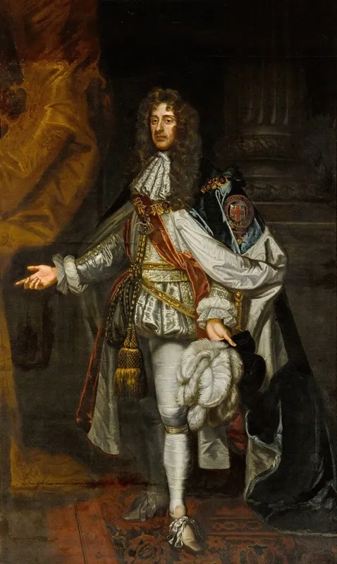 Portrait Of James Ii 1633 1701 When Duke Of York Wall Art by Workshop of Sir Peter Lely - High-Resolution Digital Print
