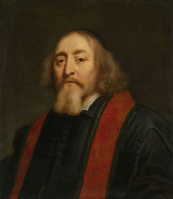 Portrait Of Jan Amos Comenius Wall Art by Jürgen Ovens - High-Resolution Digital Print