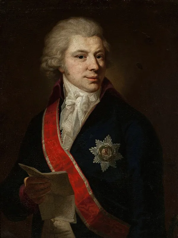 Portrait Of Jan Duklan Buchowiecki Wall Art by Józef Peszka - High-Resolution Digital Print