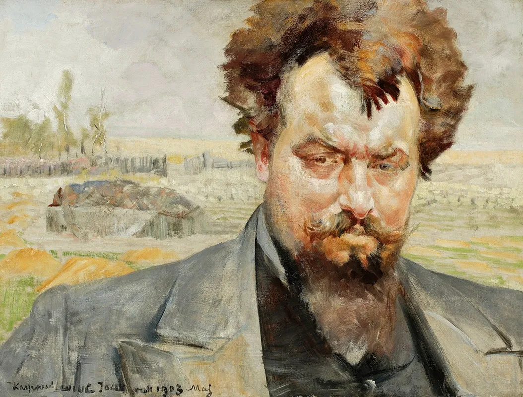 Portrait Of Jan Kasprowicz 2 Wall Art by Jacek Malczewski - High-Resolution Digital Print