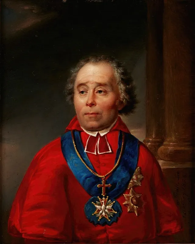 Portrait Of Jan Pawel Woronicz Wall Art by Jan Nepomucen Bizański - High-Resolution Digital Print
