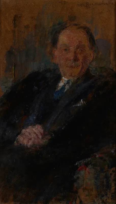Portrait Of Jan Rubczak Wall Art by Olga Boznanska - High-Resolution Digital Print