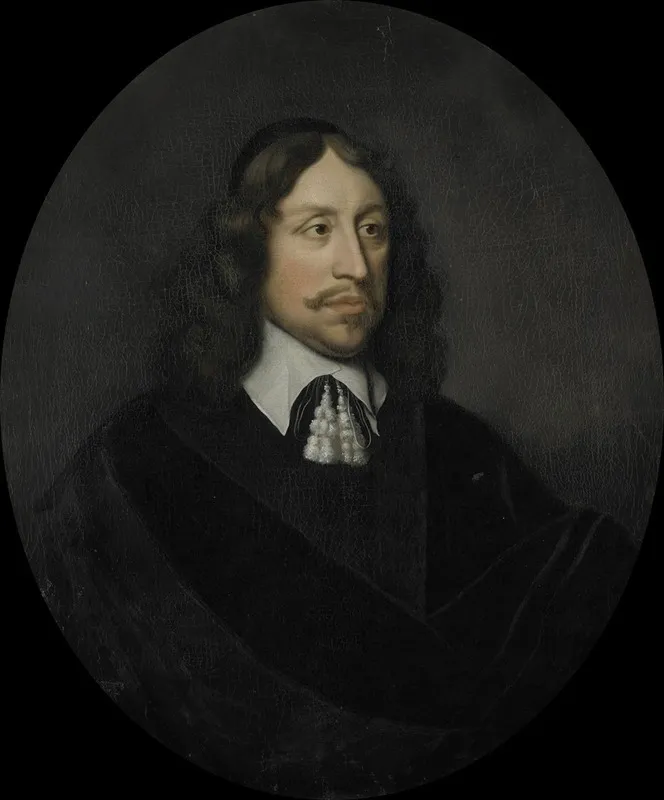 Portrait Of Johan De Vries Director Of The Rotterdam Chamber Of The Dutch East India Company Elected 1667 Wall Art by Pieter Van Der Werff - High-Resolution Digital Print