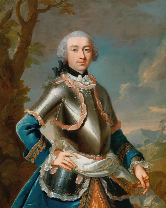 Portrait Of Johann Rudolf Graf Waldbott Von Bassenheim Wall Art by Johann Heinrich Tischbein the elder - High-Resolution Digital Print