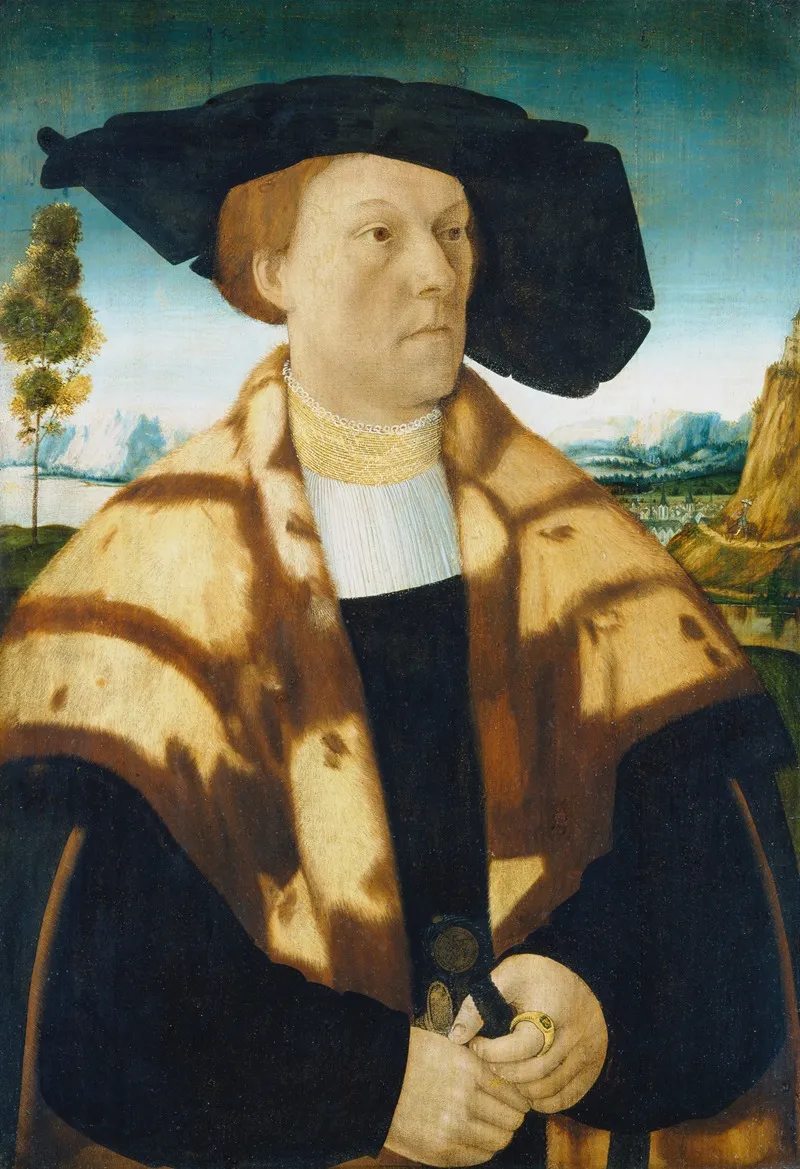 Portrait Of Johann Stralenberg Wall Art by Conrad Faber von Kreuznach - High-Resolution Digital Print