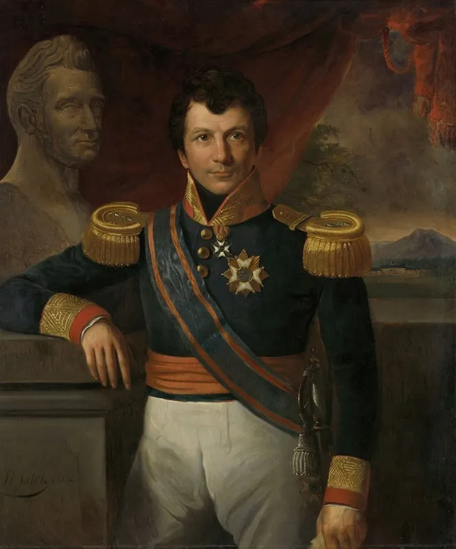 Portrait Of Johannes Graaf Van Den Bosch Governor General Of The Dutch East Indies
