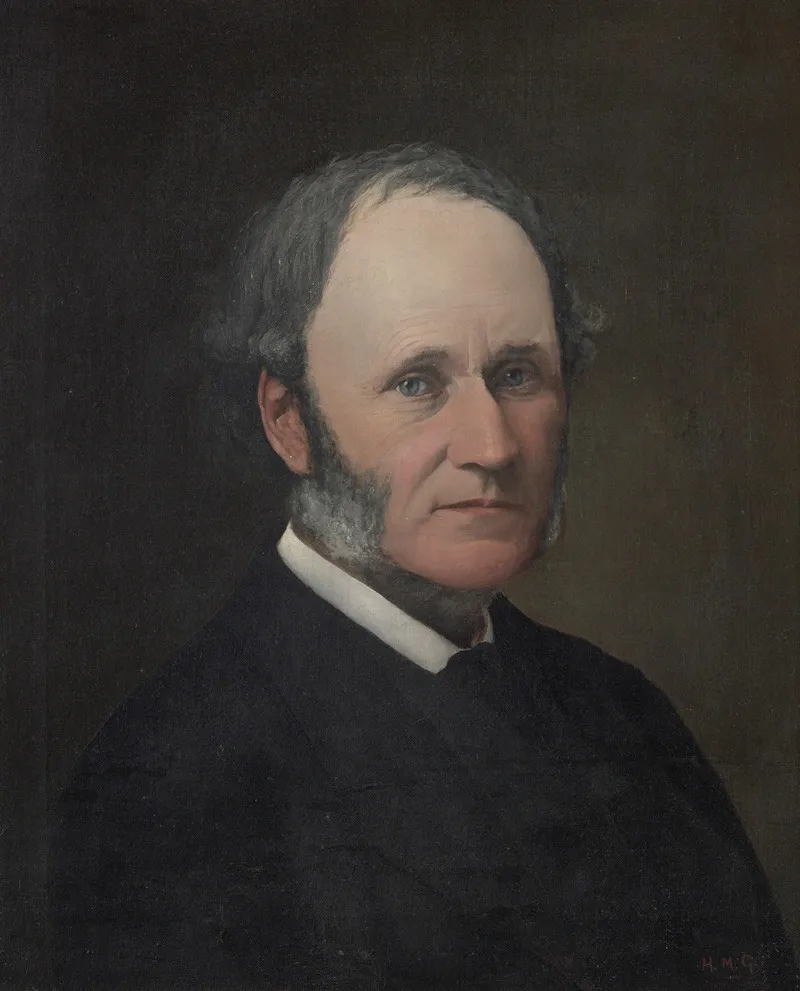 Portrait Of John Buchanan New Zealand Wall Art by Henry Morland Gore - High-Resolution Digital Print