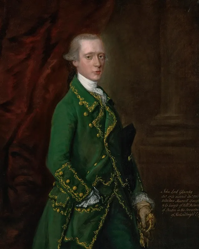 Portrait Of John Campbell Viscount Glenorchy 1738 1771