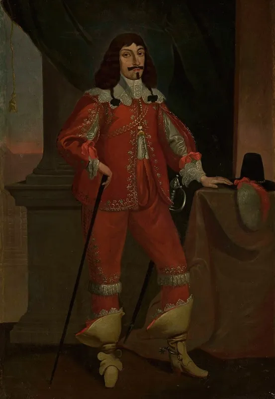 Portrait Of John Ii Casimir Vasa 1609 1672 Wall Art by Aleksander Lesser - High-Resolution Digital Print
