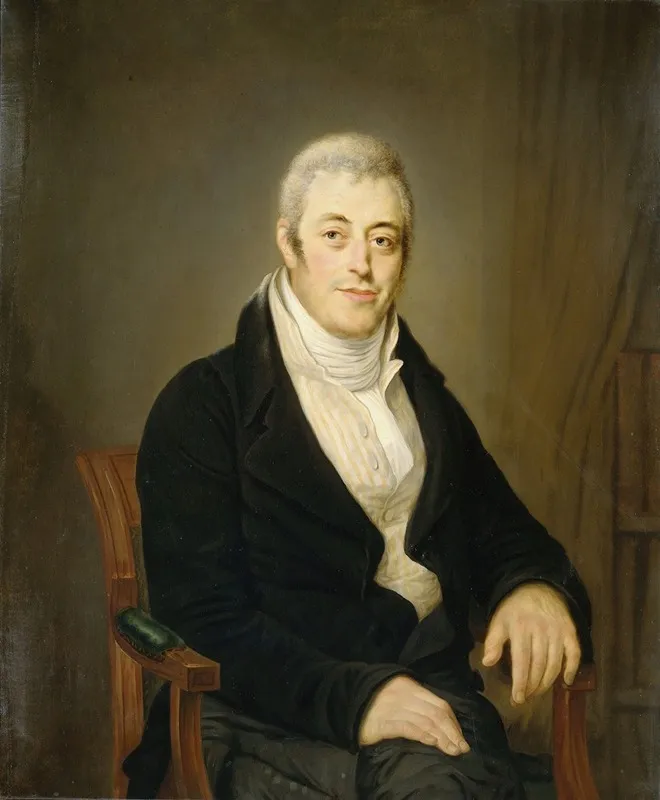 Portrait Of Jonas Daniel Meijer 1780 1834 Wall Art by Louis Moritz - High-Resolution Digital Print