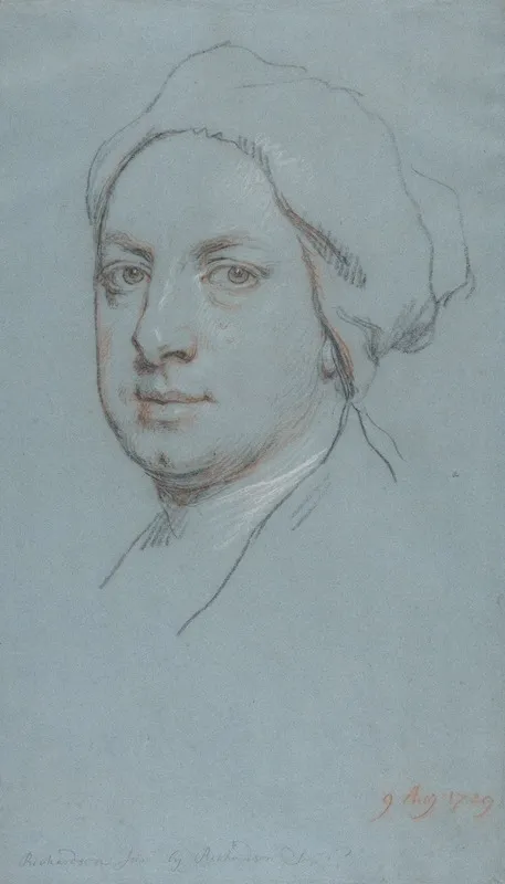 Portrait Of Jonathan Richardson Junior The Artists Son Wall Art by Jonathan Richardson the Elder - High-Resolution Digital Print