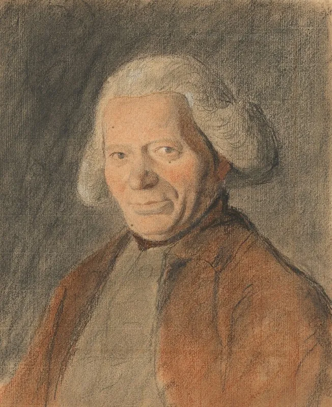 Portrait Of Joseph Brown Of Norwich 1720 1800 Painter Wall Art by Thomas Kerrich - High-Resolution Digital Print