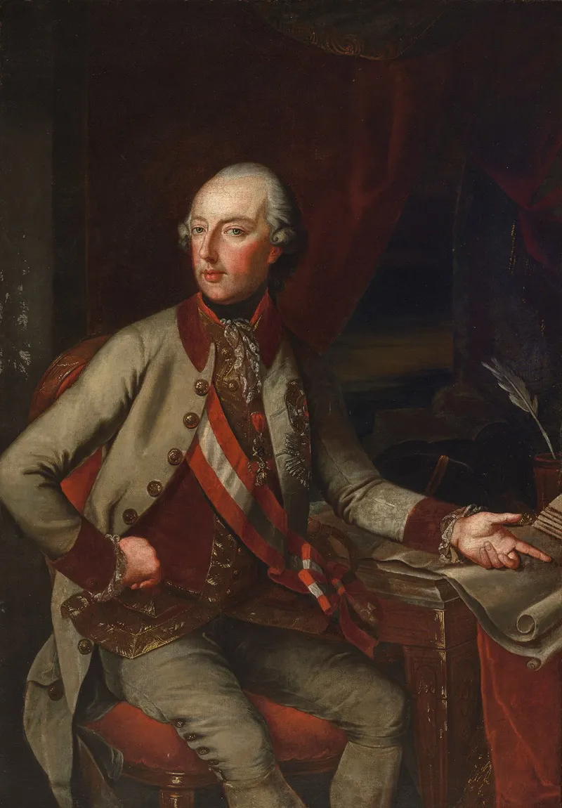 Portrait Of Joseph Ii Wall Art by Joseph Hickel - High-Resolution Digital Print