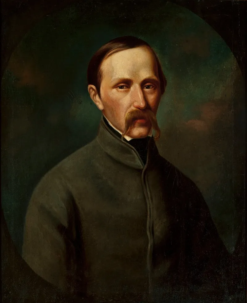 Portrait Of Jozef Ignacy Kraszewski 1812 1887 2 Wall Art by Ksawery Jan Kaniewski - High-Resolution Digital Print