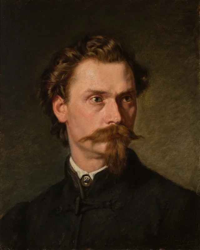 Portrait Of Jozef Jaroszynski Wall Art by Leopold Loeffler - High-Resolution Digital Print