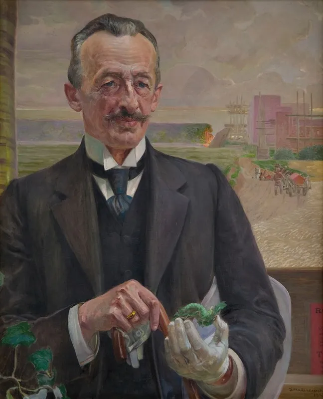 Portrait Of Jozef Sare Vice President Of The City Of Krakow