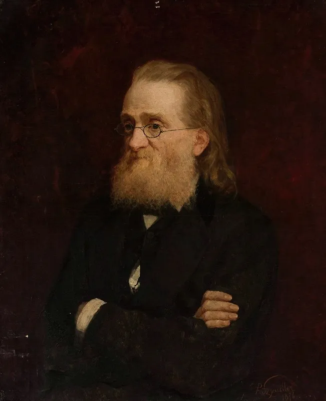 Portrait Of Jozef Wagner Head Of The Press Department Of The National Government