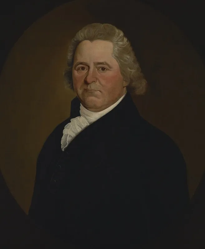 Portrait Of Judge Pierpont Edwards Wall Art by William Jennys - High-Resolution Digital Print