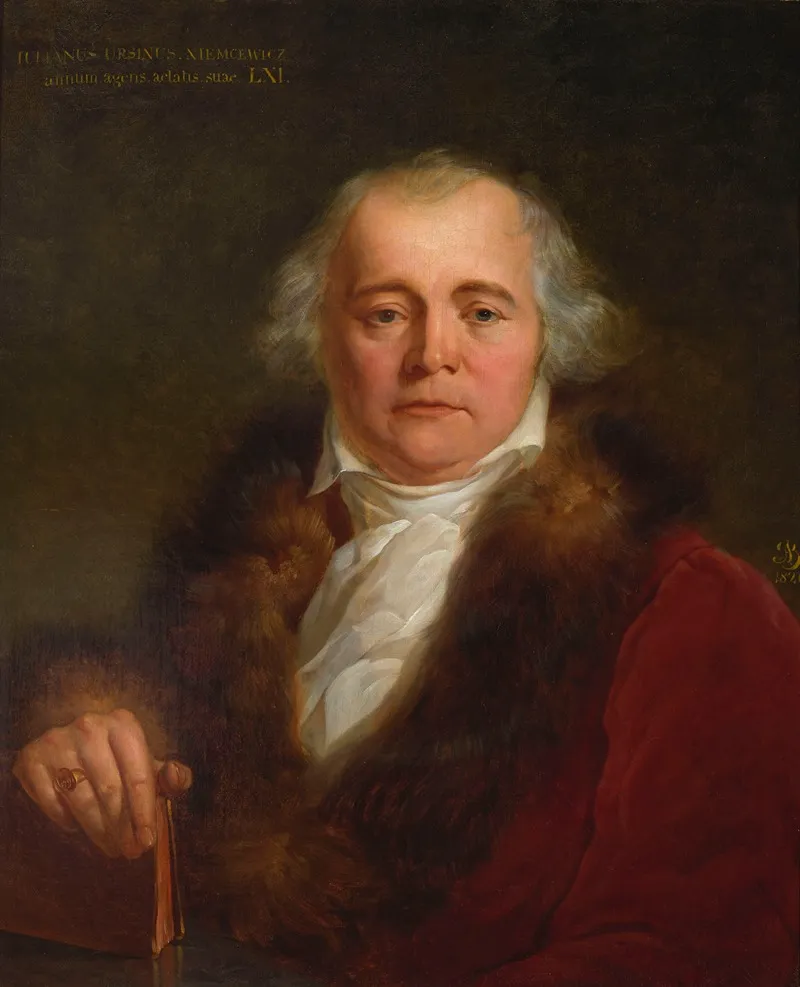 Portrait Of Julian Ursyn Niemcewicz 2 Wall Art by Antoni Brodowski - High-Resolution Digital Print