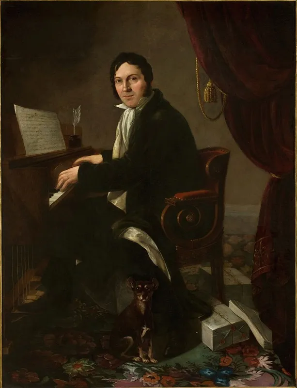 Portrait Of Karol Kuprinski Wall Art by Aleksander Ludwik Molinari - High-Resolution Digital Print
