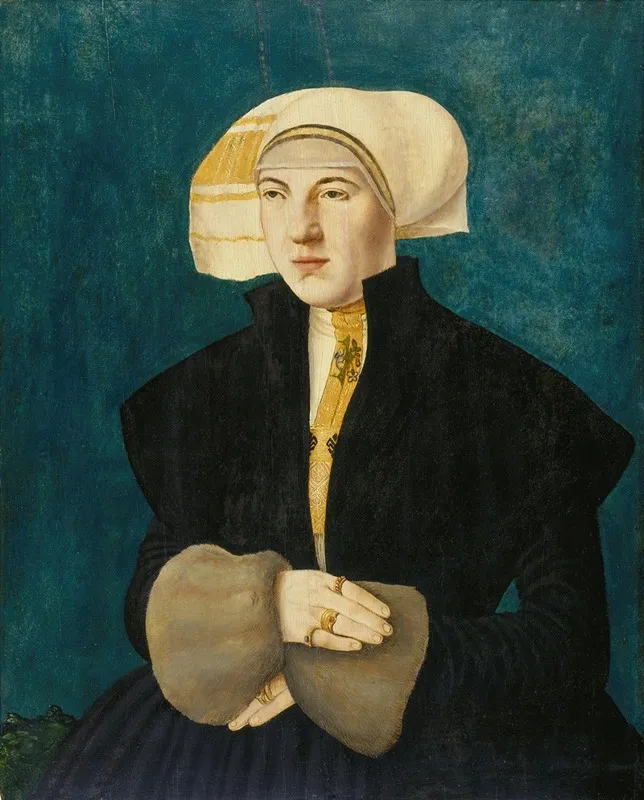 Portrait Of Katharina Von Holzhausen Nee Breder Von Hohenstein Wall Art by Hans Abel II - High-Resolution Digital Print