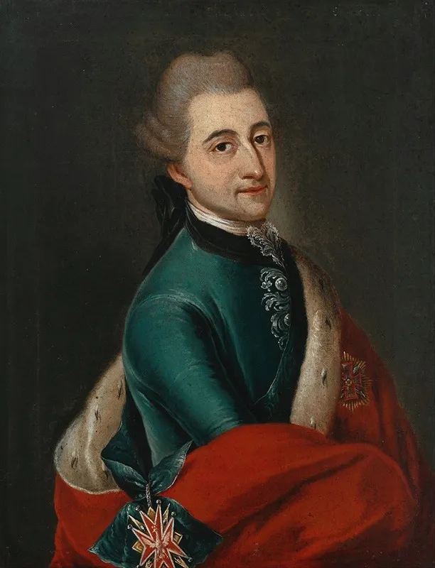Portrait Of King Stanislas Augustus Wall Art by Franz Ignaz Molitor - High-Resolution Digital Print