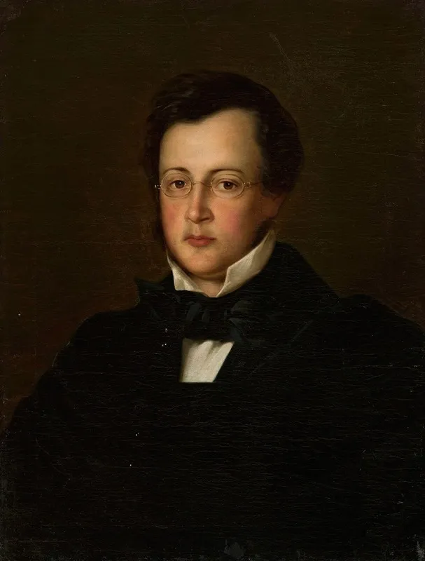 Portrait Of Konstanty Swidzinski D 1855 Wall Art by Heinrich Hollpein - High-Resolution Digital Print