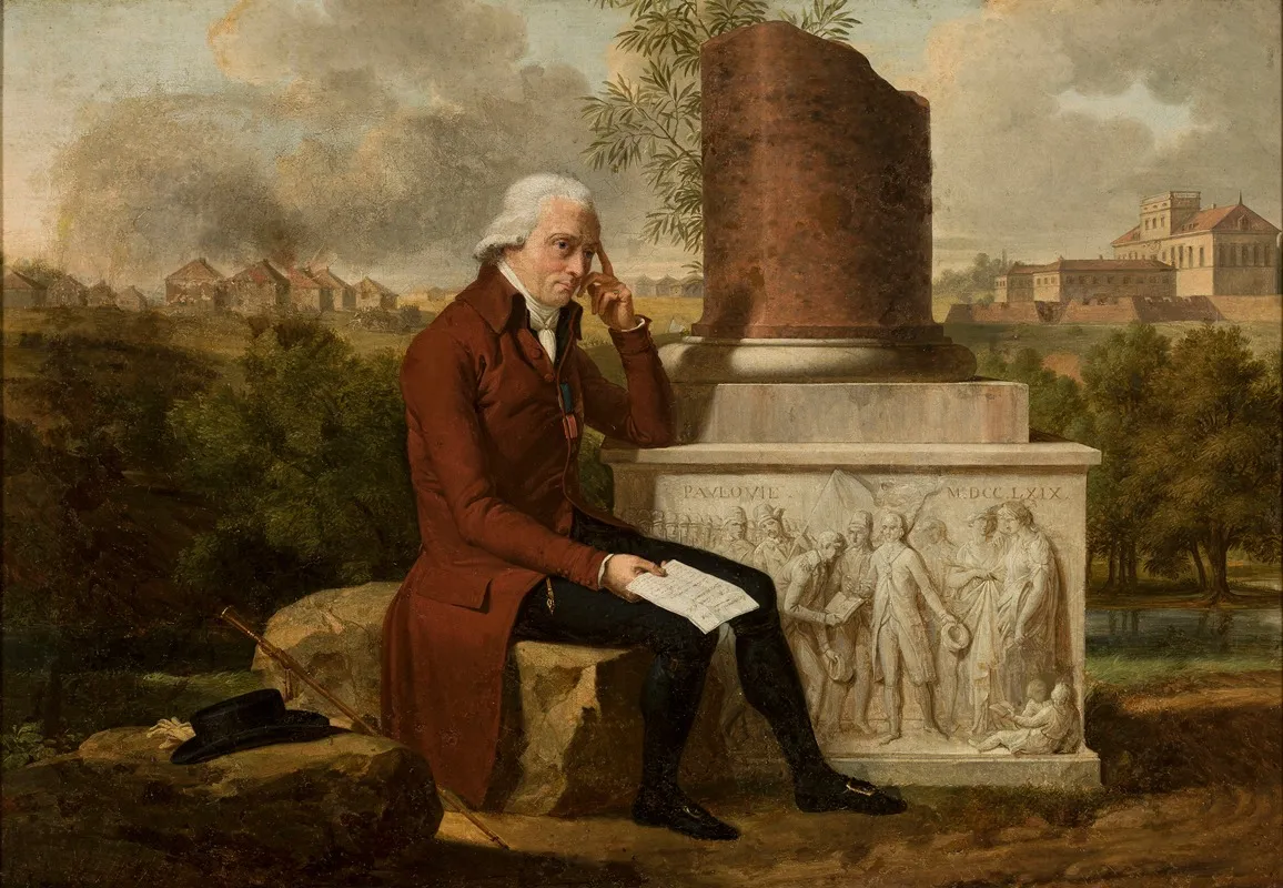 Portrait Of Ksawery Brzostowski 1739 1827