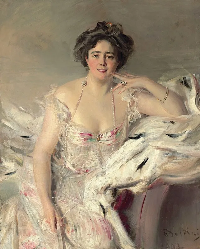 Portrait Of Lady Nanne Schrader Nee Wiborg