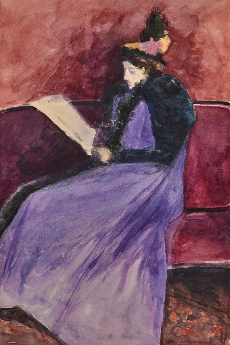Portrait Of Lady Sybil Eden Wall Art by Sir William Eden - High-Resolution Digital Print