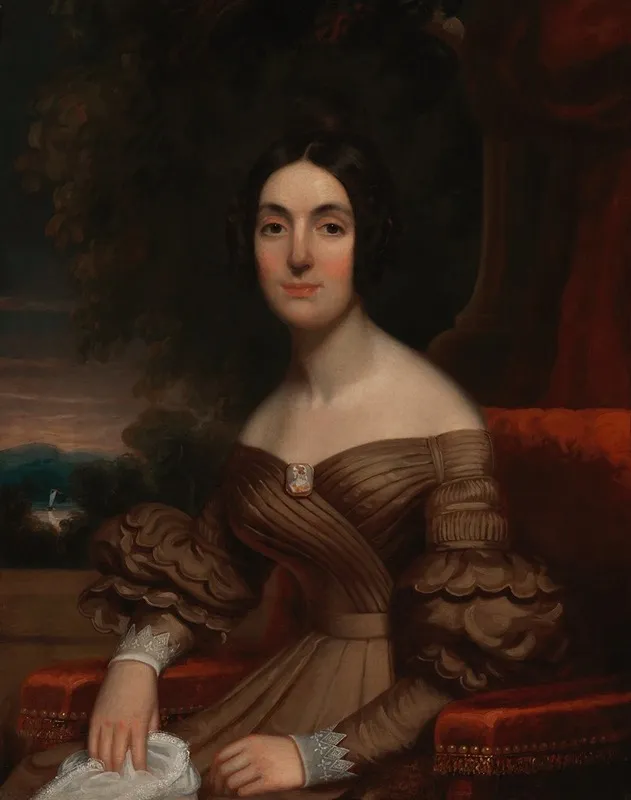 Portrait Of Lady Wall Art by Frederick Randolph Spencer - High-Resolution Digital Print