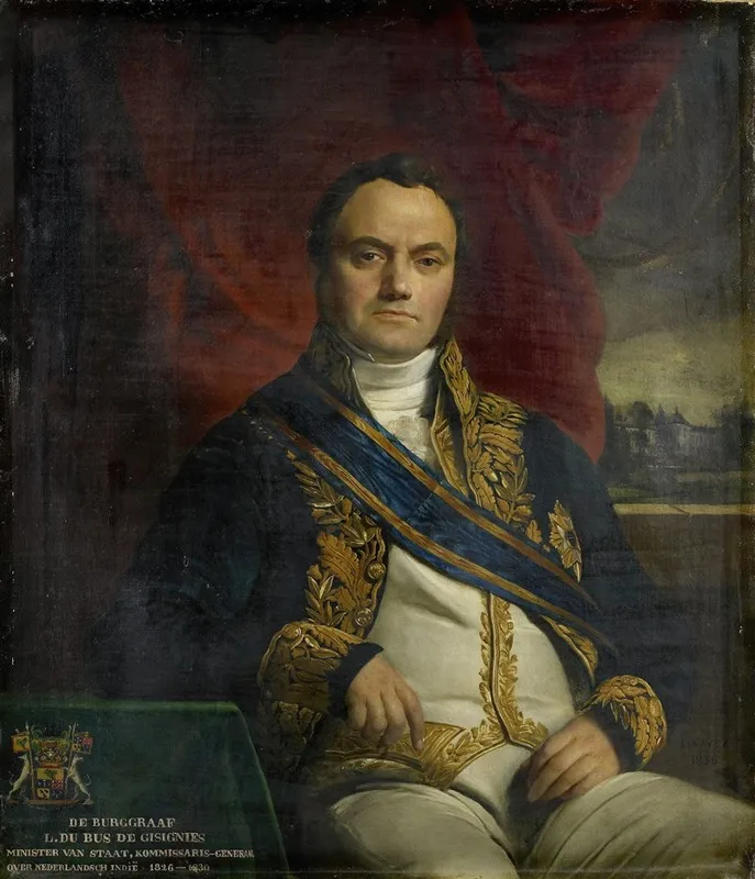 Portrait Of Leonard Pierre Joseph Viscount Du Bus De Gisignies Commissioner General Wall Art by François-Joseph Navez - High-Resolution Digital Print