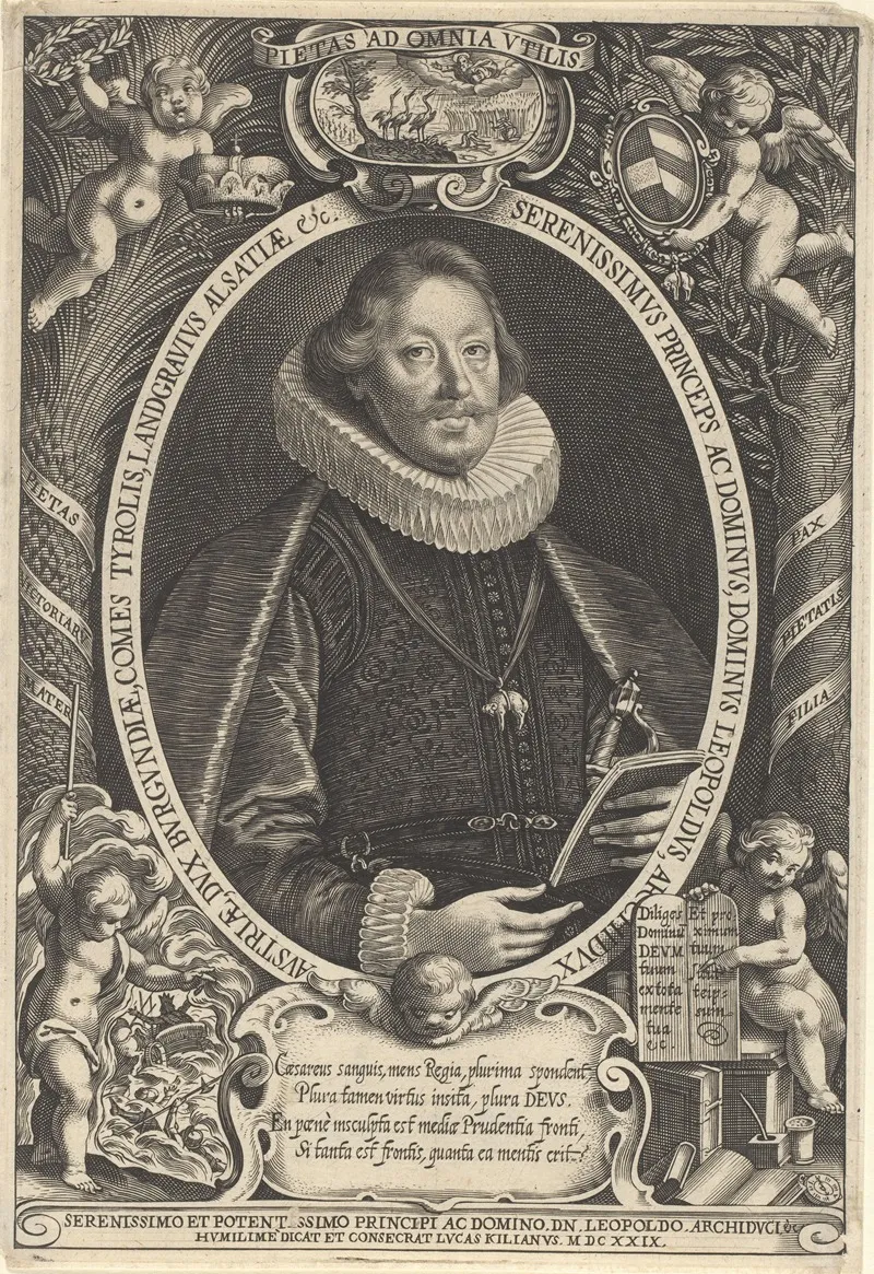 Portrait Of Leopold V Archduke Of Austria