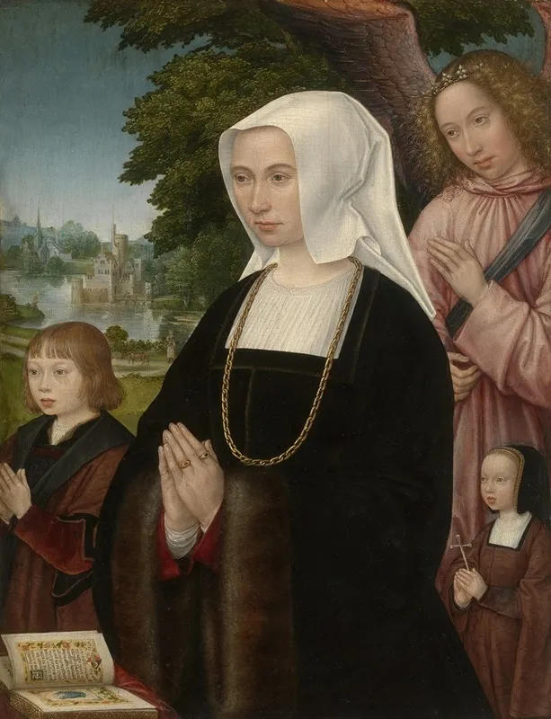 Portrait Of Livina Van Steelant Wall Art by Gerard Horenbout - High-Resolution Digital Print