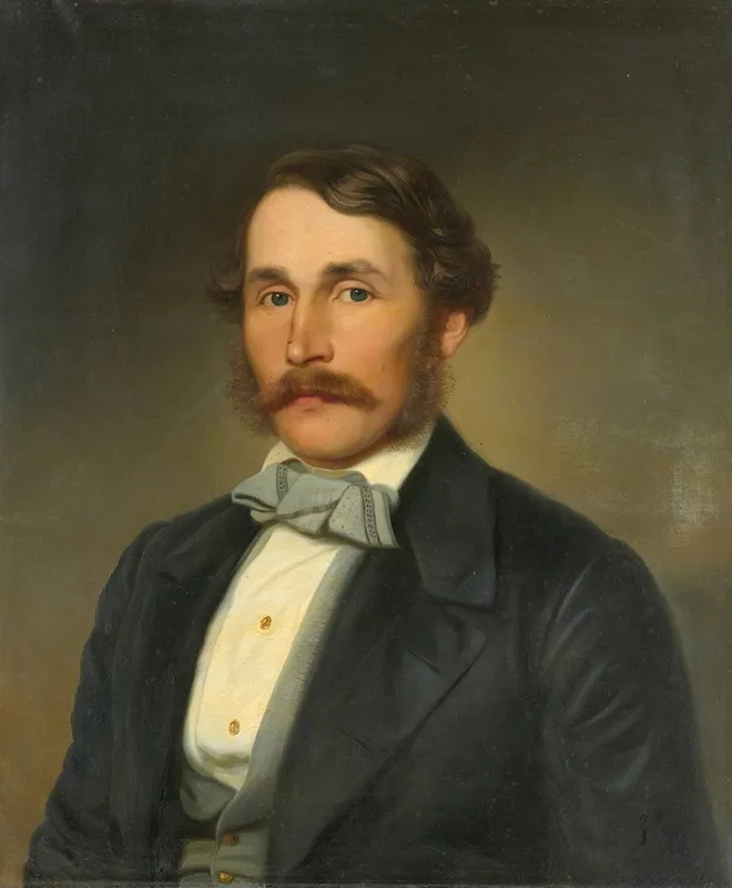 Portrait Of Lorenz Faller Wall Art by Daniel Cornelius Gesell - High-Resolution Digital Print
