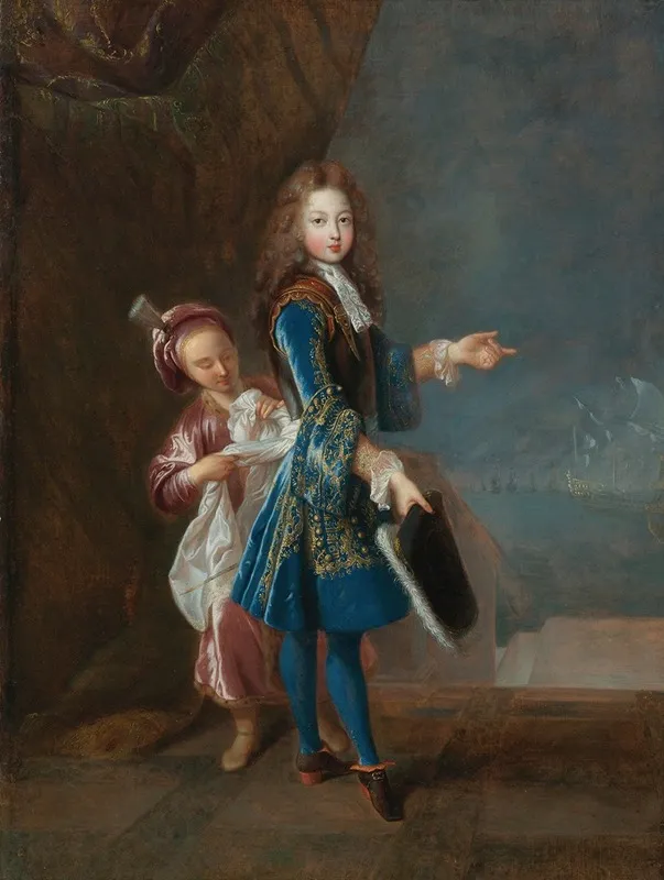 Portrait Of Louis Alexandre De Bourbon Comte De Toulouse Wall Art by Jean-François de Troy - High-Resolution Digital Print