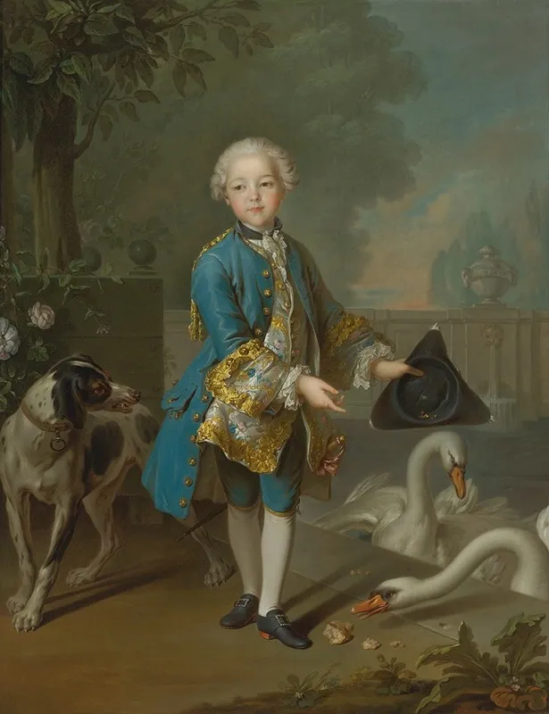 Portrait Of Louis Philippe Joseph Duc Dorleans And Duc De Chartres