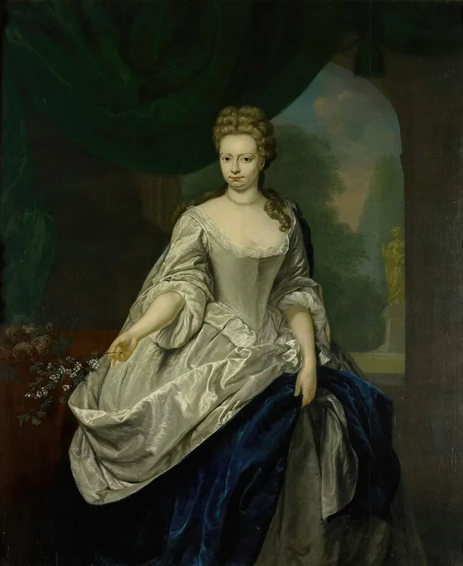 Portrait Of Louise Christina Trip Wall Art by Jan Abel Wassenbergh - High-Resolution Digital Print