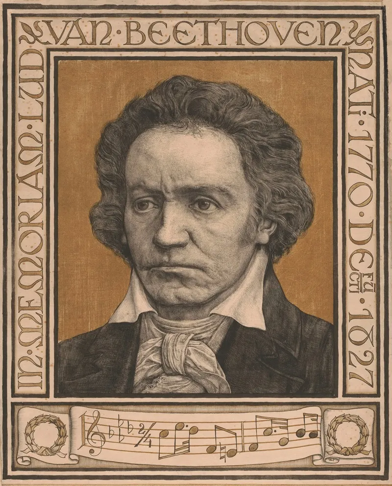 Portrait Of Ludwig Van Beethoven